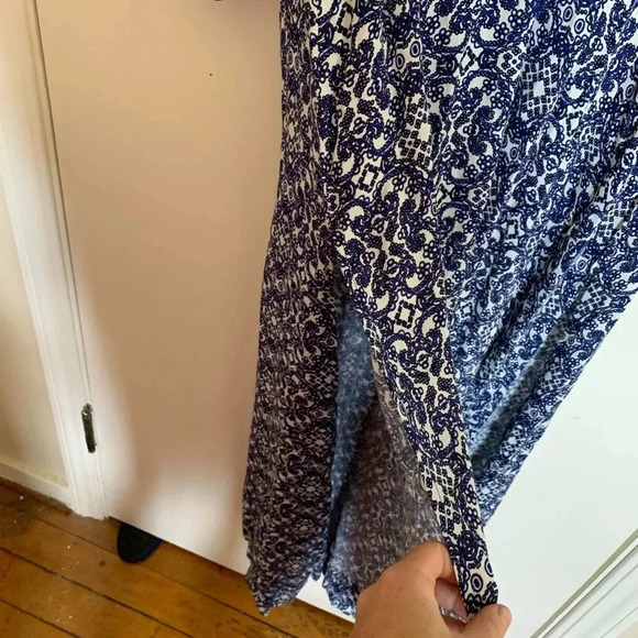 Lulus Mandala Daydream Blue Print Maxi dress - Picture 7 of 9